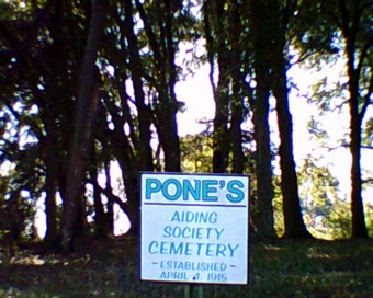 Pone's Aiding Society Cemetery