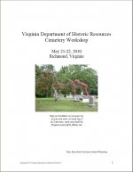 Virginia Department of Historic Resources Cemetery Workshop